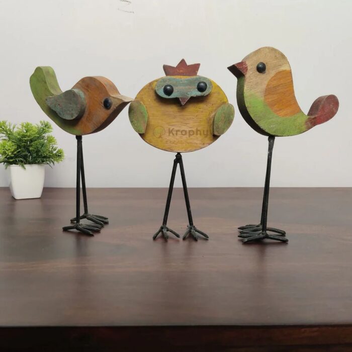 European Robin Bird Set Of 3 - Image 1